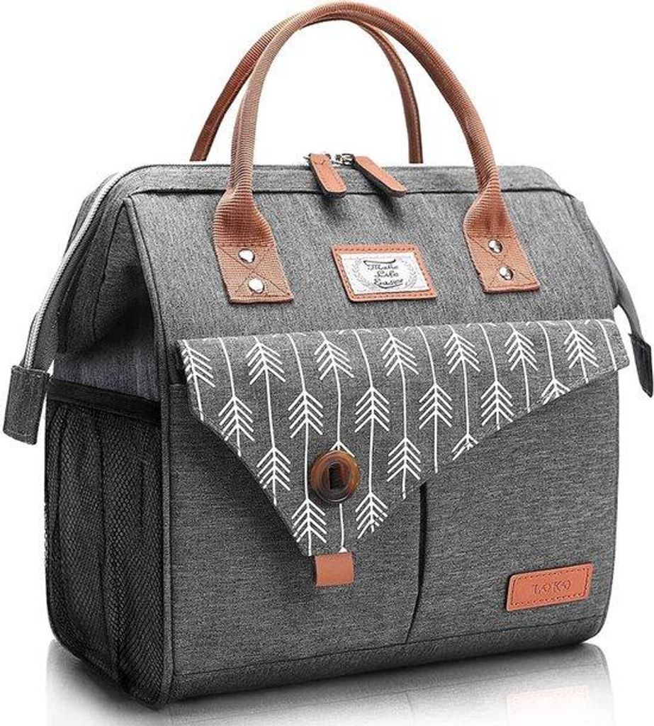 Isolierte Damen-Lunchbox 10L Grau