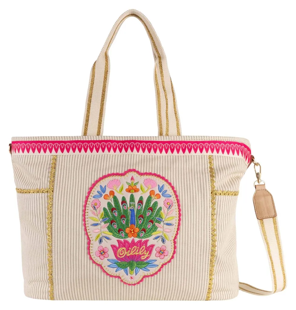 Sac de couches de voyage Oilily Balu Baby Bag Peach Beige pour sorties