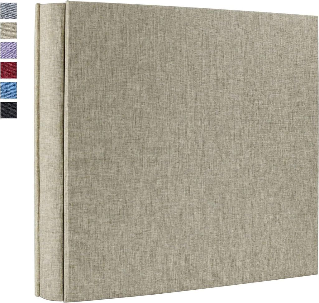 Leinen Fotoalbum 10x15 cm - 600 Fächer - Für Hochzeit und Familie