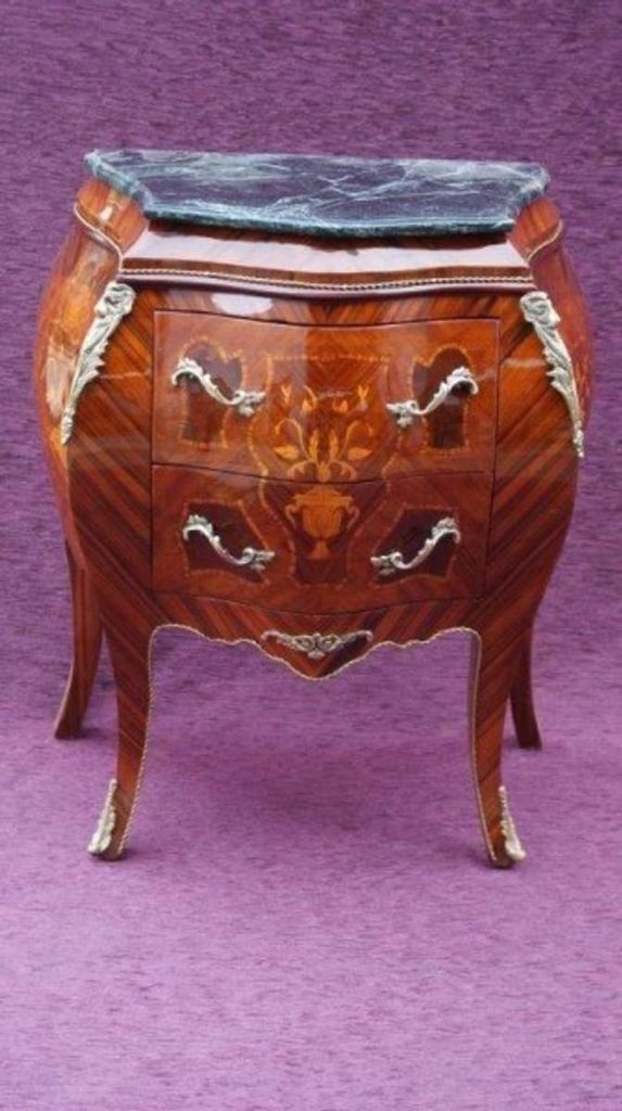 Commode Casa Padrino style baroque, en bois de noyer, Image du produit 