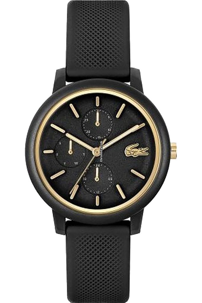 Lacoste Damen Uhr 12.12 Multi Chronograph Quarz 50m wasserdicht