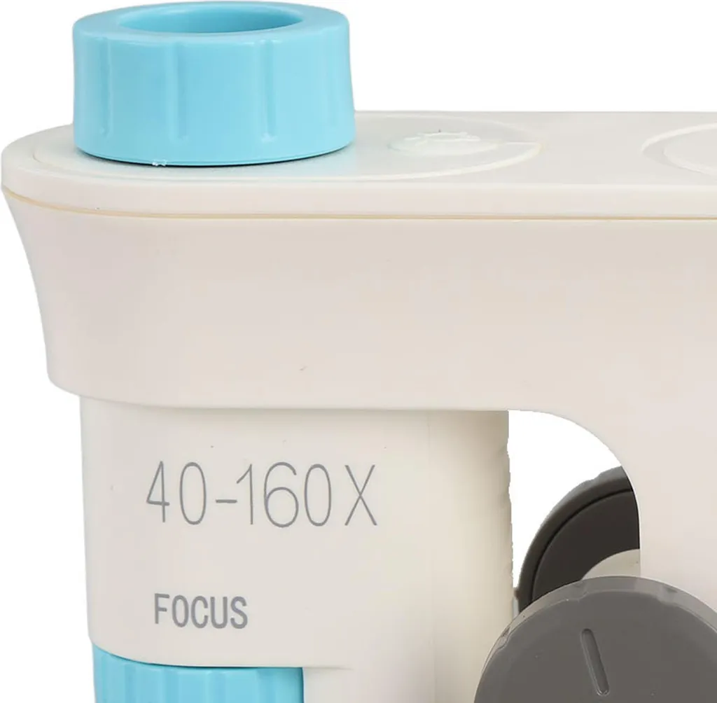 Microscope intelligent 160X à induction magnétique, éclairage bleu LED