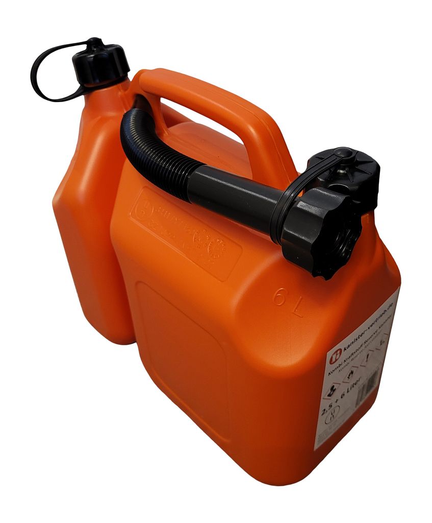 Benzinkanister 5L rot Benzin-Kanister 5 Liter Kraftstoffkanister