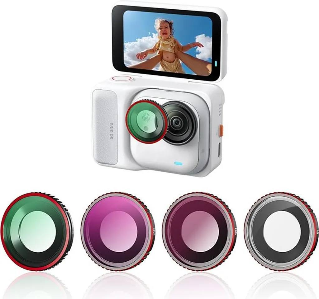INF Filtri Premium per Insta360 Go Ultra | Set 4 in 1 Alta Definizione
