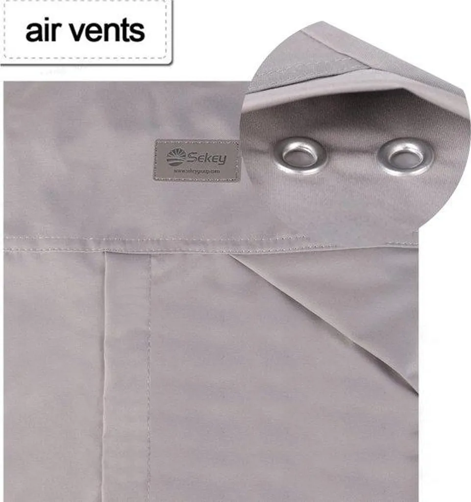 Housse parasol 3m anti-UV et imperméable en polyester renforcé noir