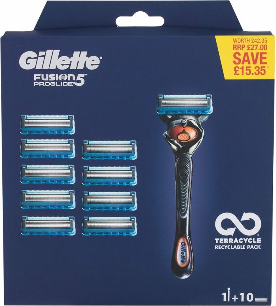 Maszynka do golenia Gillette Fusion Proglide5 + 10 ostrzy Zdjęcie produktu 