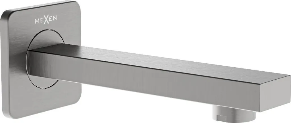 Mexen Cube rubinetto vasca a parete, grafite - 79370-66