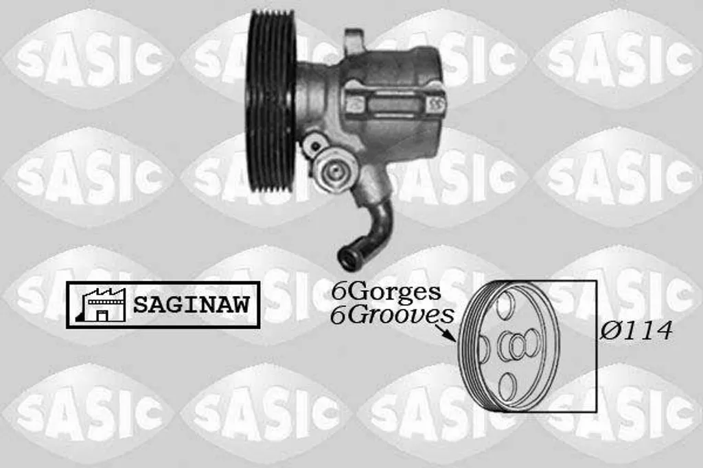 Pompe direction assistée SASIC 4007R4 haute fiabilité pour 306 & Xsara