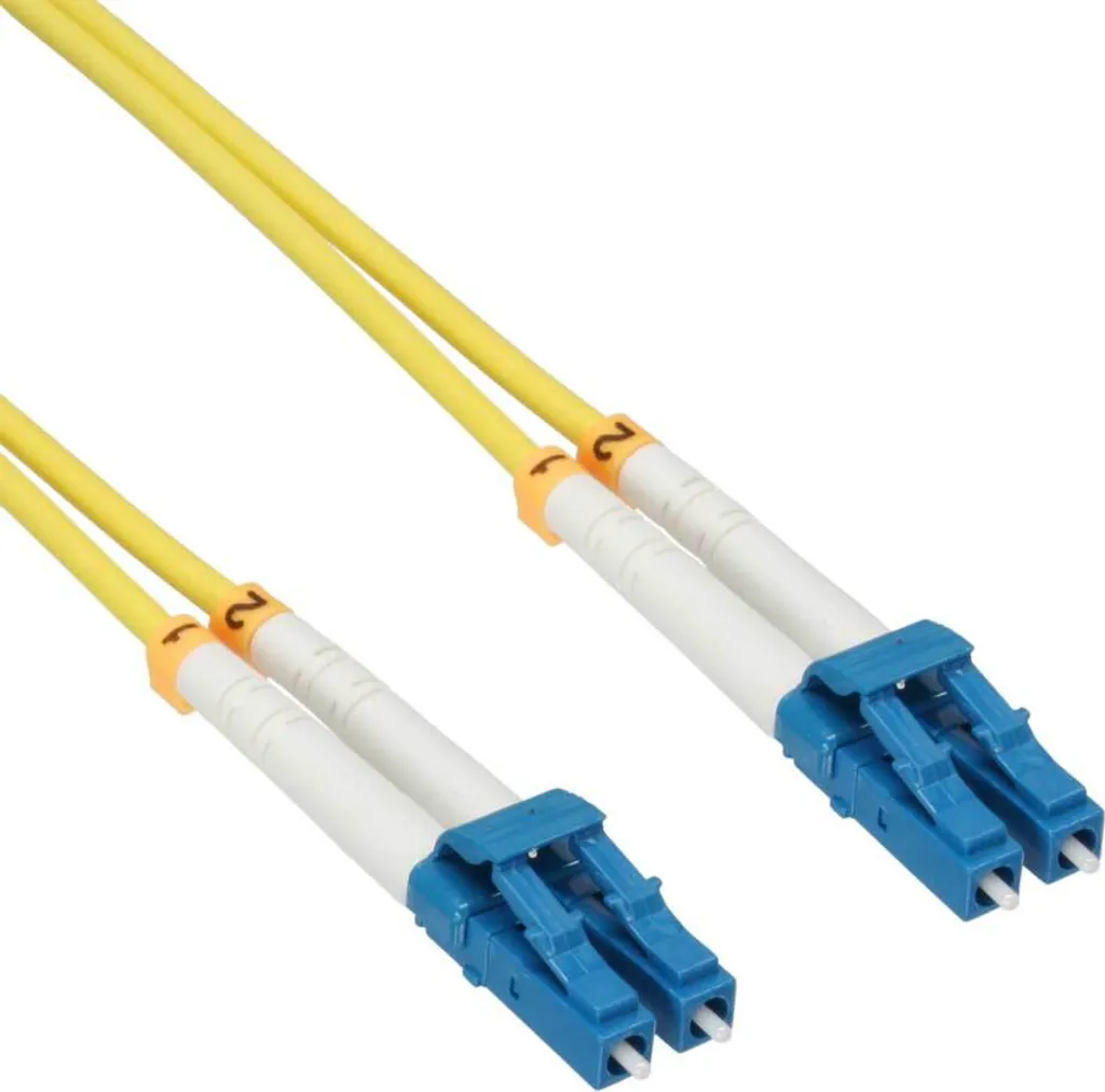 InLine® 88656Q Kabel duplex LWL, LC/LC, 9/125µm, OS2, 25m