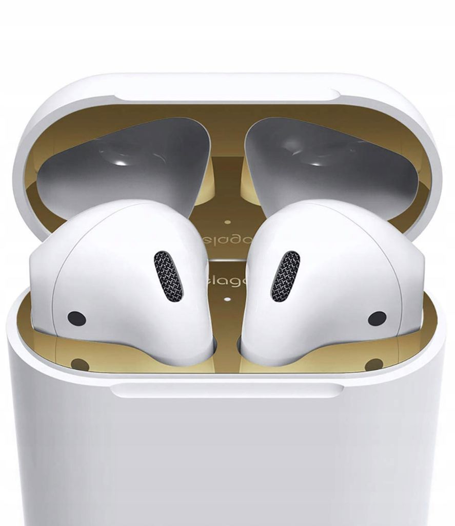 Elago Staubschutz für AirPods 2 & AirPods 1 (internes LED-Loch) Gold