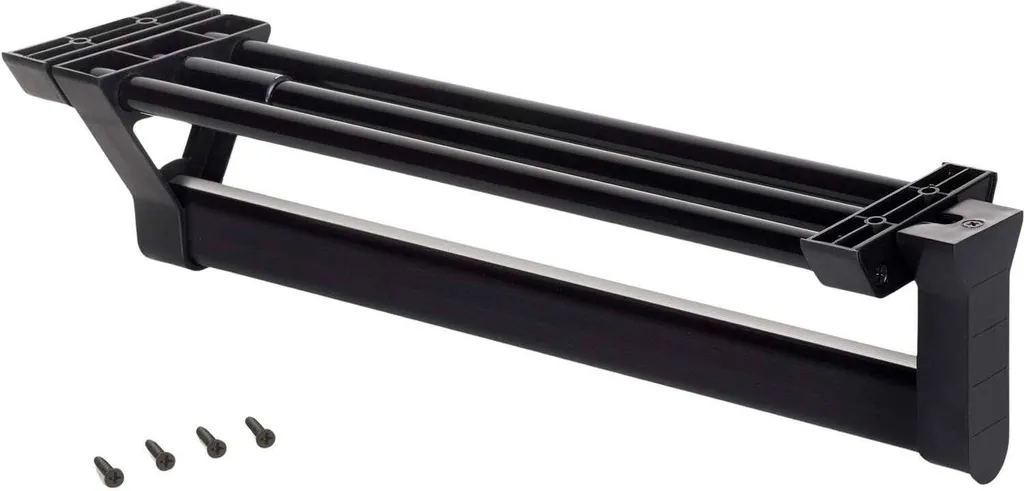 Emuca Appendiabiti rimovibile 350 Mm Argento Argento Taglia unica