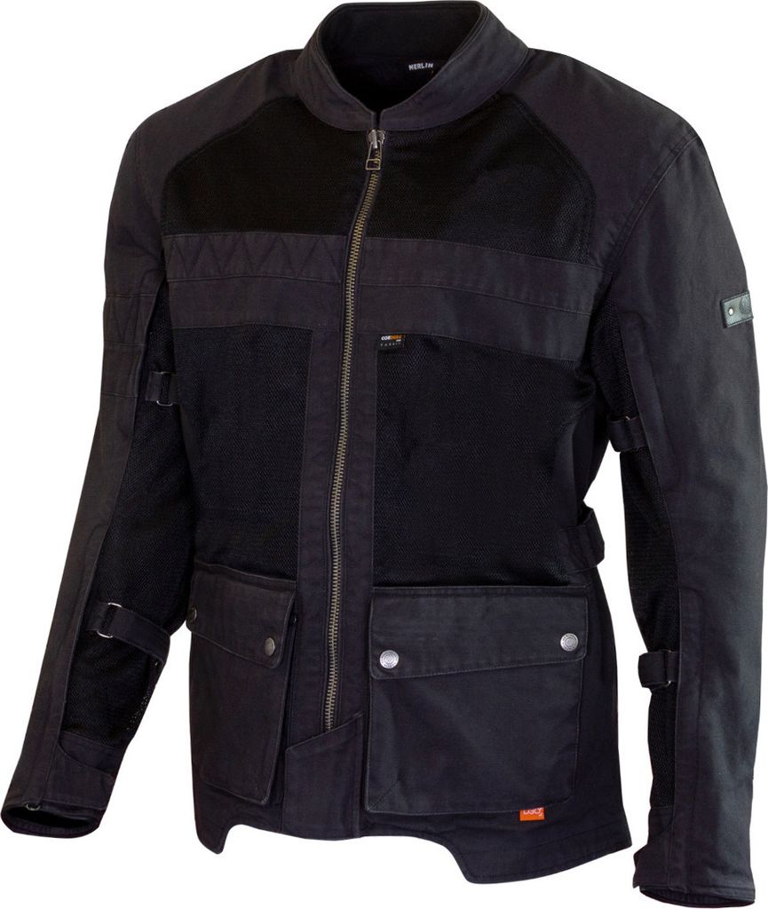 Merlin Mahala D3O Raid Explorer Motorrad Textiljacke, schwarz, L