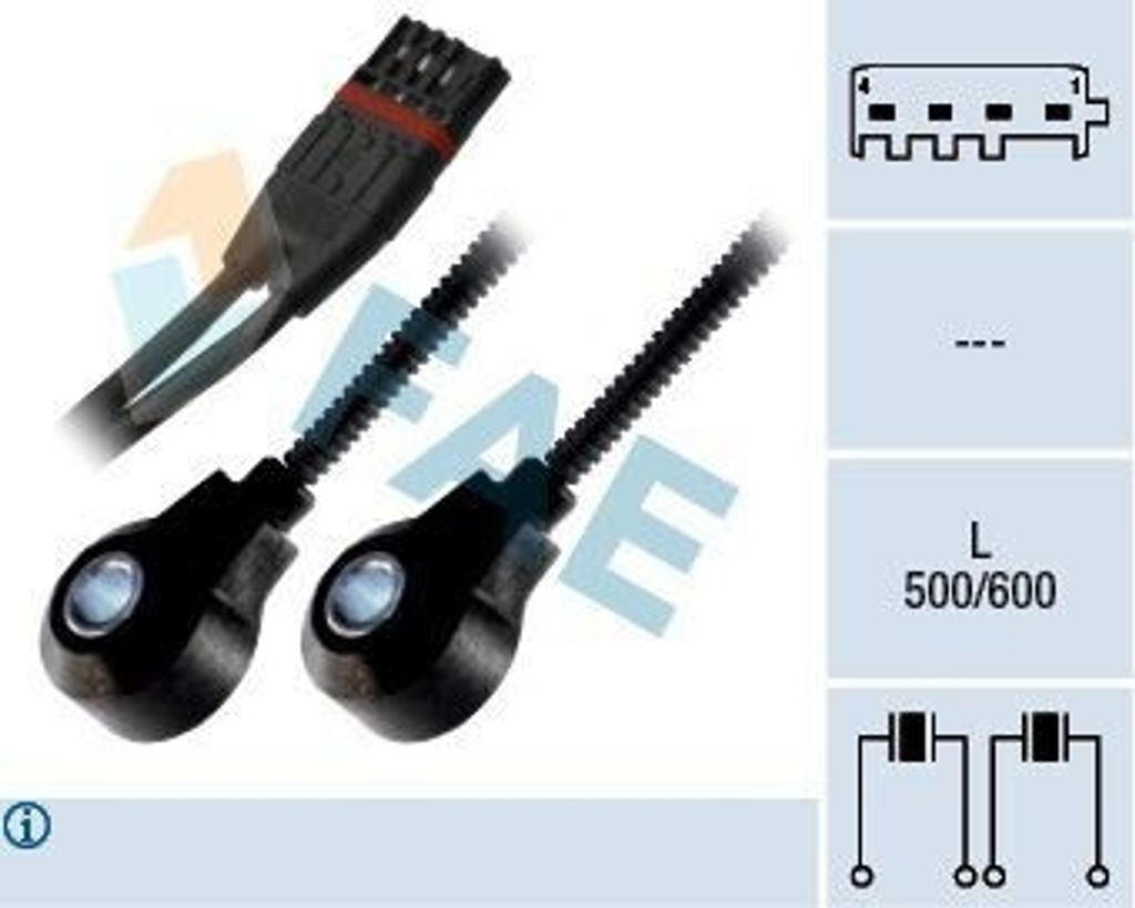 FAE Klopfsensor 60223 für BMW 3 Touring (E91)