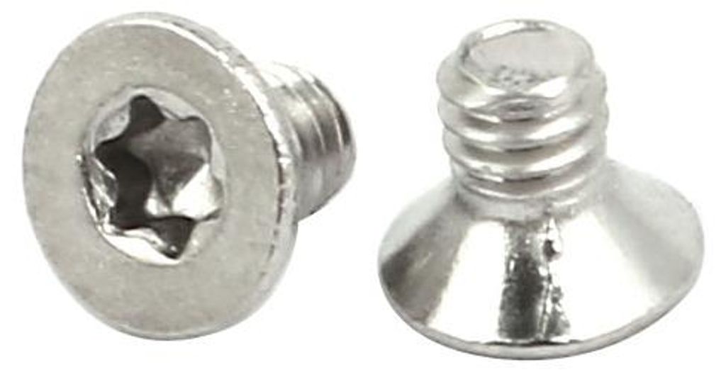 20Stk M2x3mm 304 Edelstahl Maschinenschrauben Flachkopfschrauben Flachkopf Torx Antriebstyp Schrauben Silberton