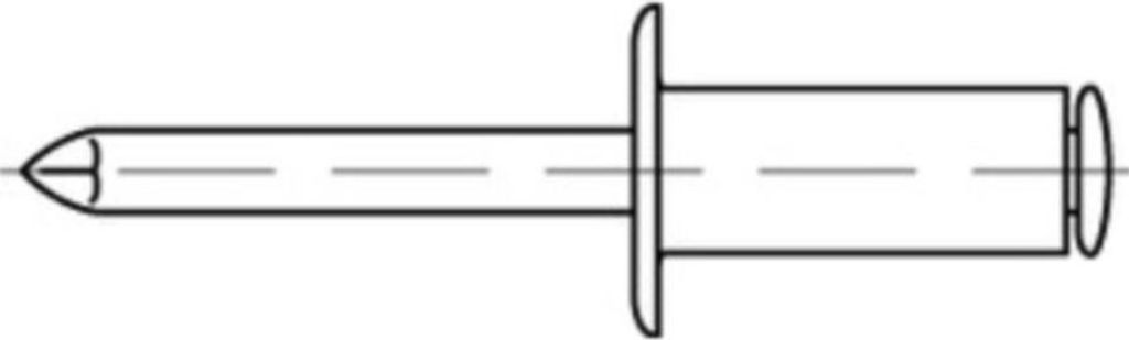 Reyher Blindniete Monel/A4 FLAKO 4x6 (500 Stück)