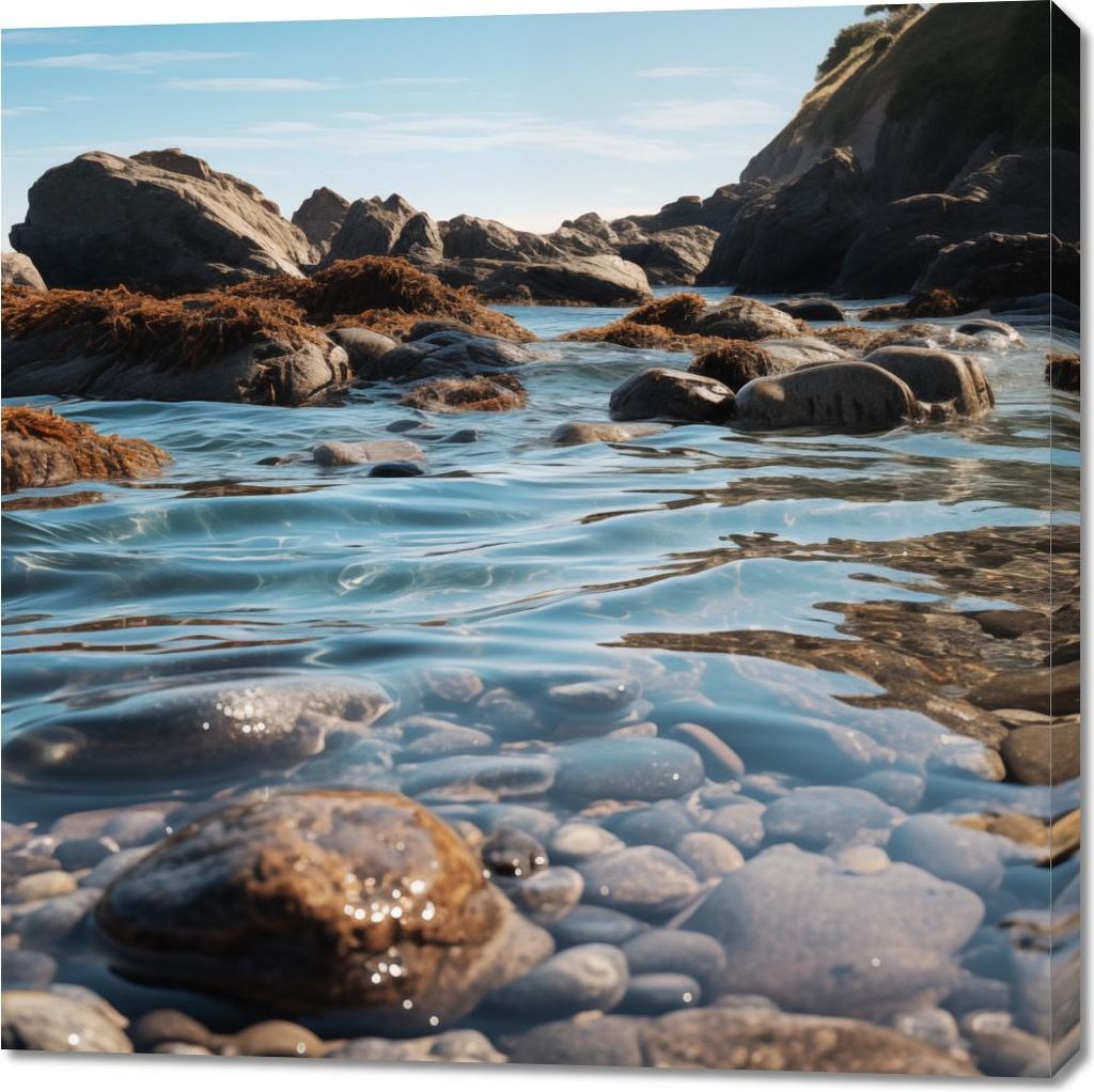 Bild 100x100cm Küstenharmonie