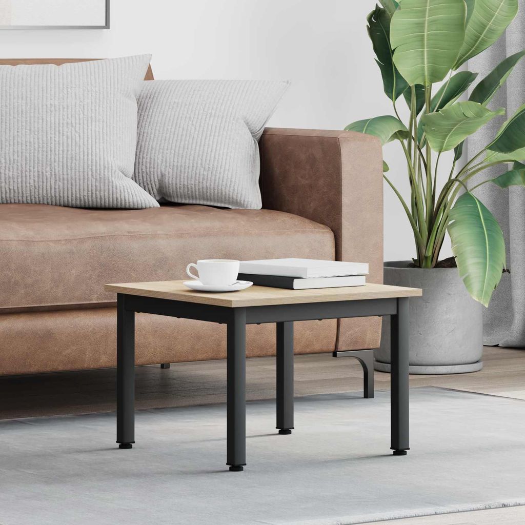 Maison Exclusive - Couchtisch Sonoma 50 x 50 x 36 cm Holzwerkstoff
