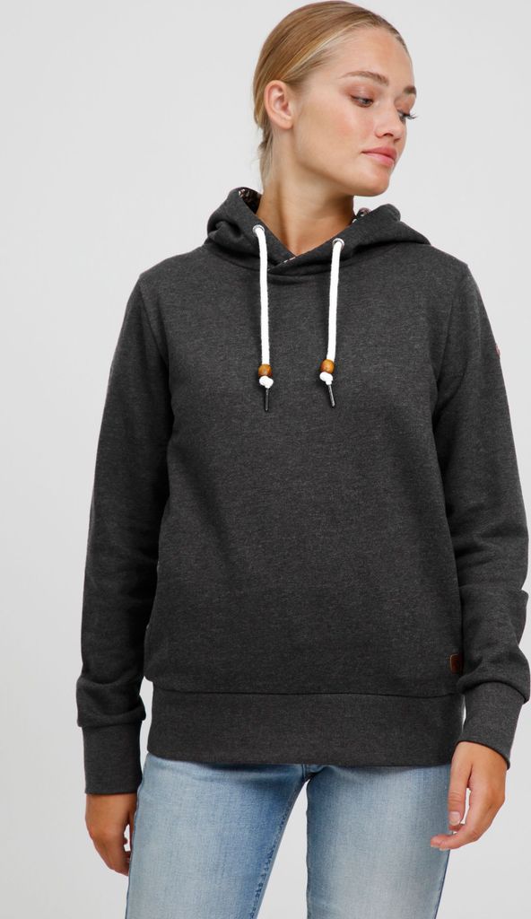 OXMO OXUlrika Damen Kapuzenpullover Hoodie Pullover mit Kapuze