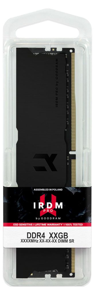 GOODRAM IRDM 3600 MT/s 2x16GB DDR4 KIT DIMM Nero profondo Immagine del prodotto 
