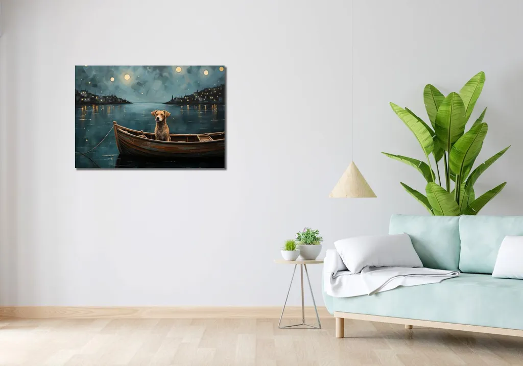 Image Aventure à minuit 90x60 cm - Impression Haute Définition Durable