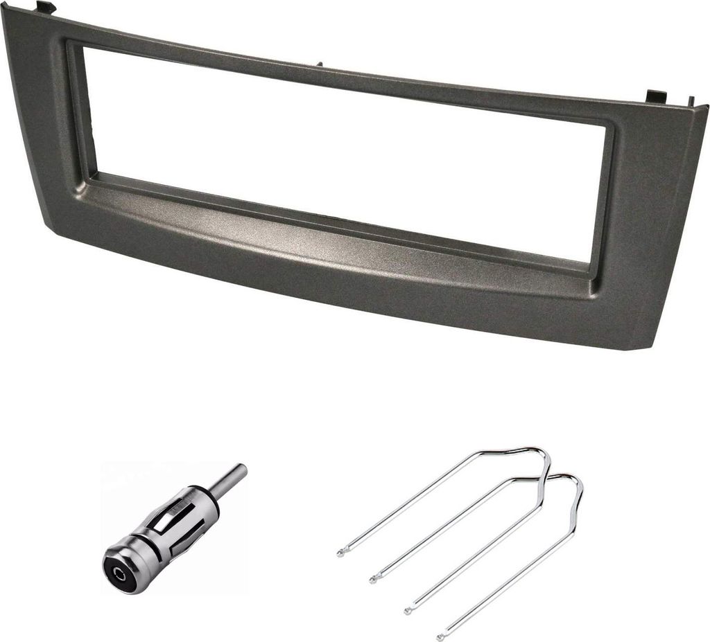 Audioproject A376-10 - Autoradio Radioblende 1-DIN SET kompatibel für FIAT Grande Punto Typ 199 Bj. 2005 - 2009 Linea 2007 - 2012 Antennenadapter ...