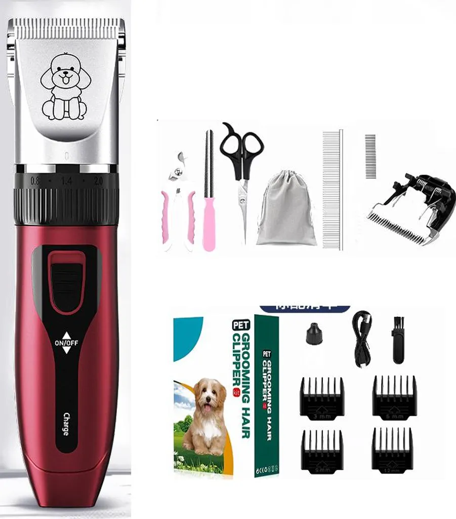 INF Set Pulizia Capelli 7 Lame Ricambio | Rasoio Testa Calva Professionale