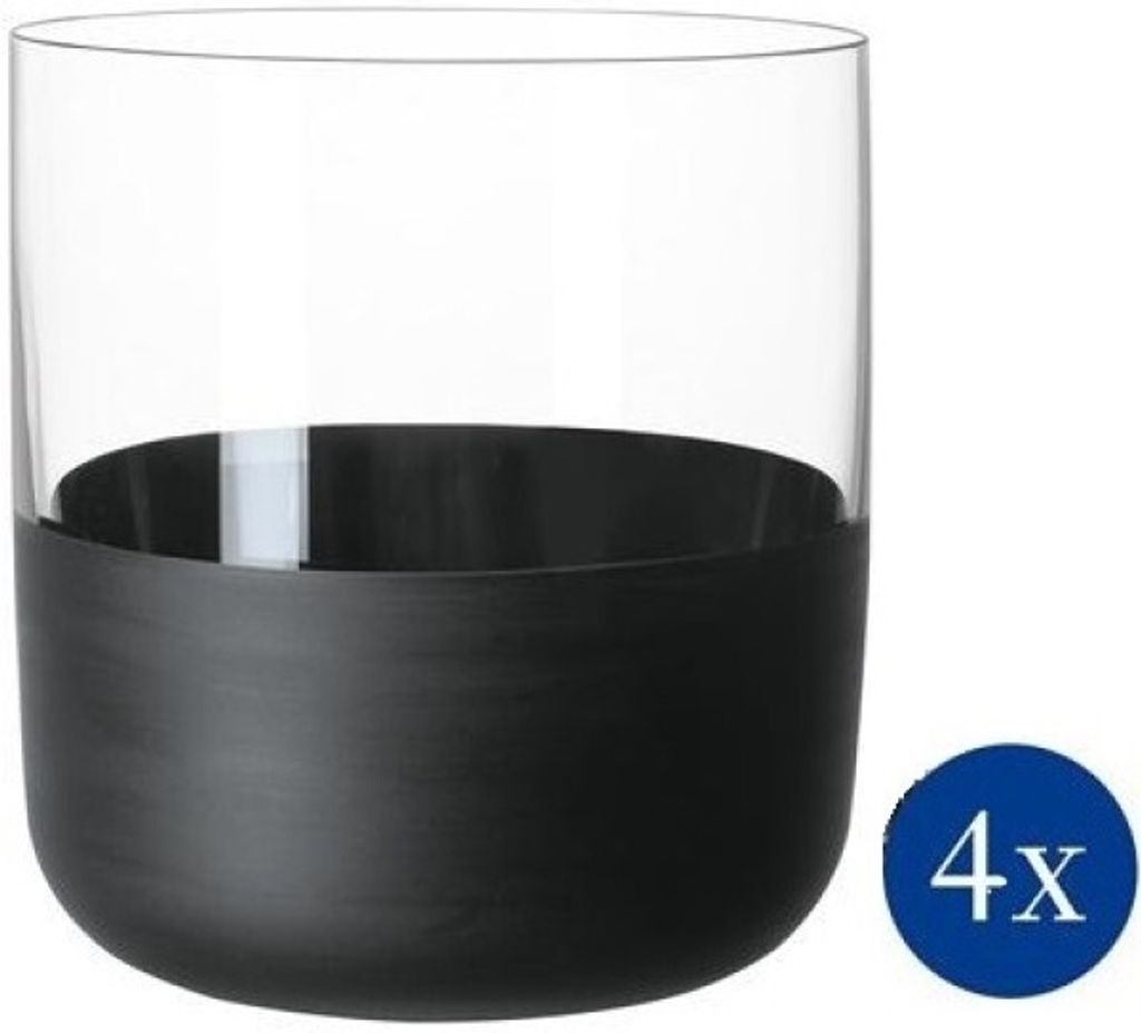 Villeroy & Boch Manufacture Rock Glass Shotglas / Schnapsglas Set 4tlg. je 40ml