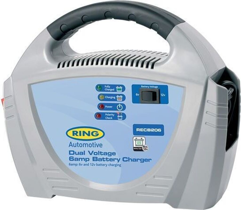 RING Autobatterie Ladegerät Batterieladegerät für KFZ LKW Motorrad RECB206