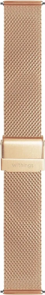Cinturino Withings 18mm Oro Rosa: Eleganza Milanese per il Benessere