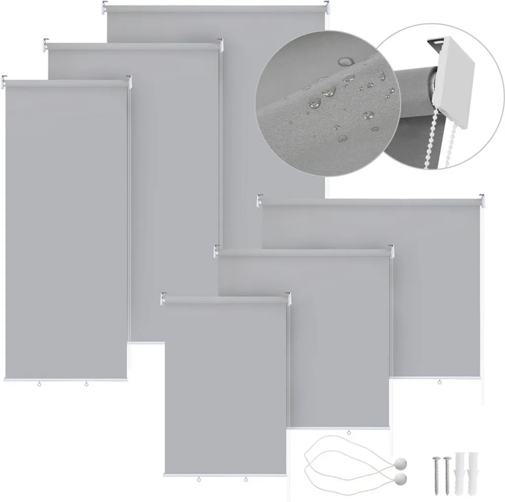 Tenda Verticale Esterna Impermeabile 140x240cm Grigio TolleTour