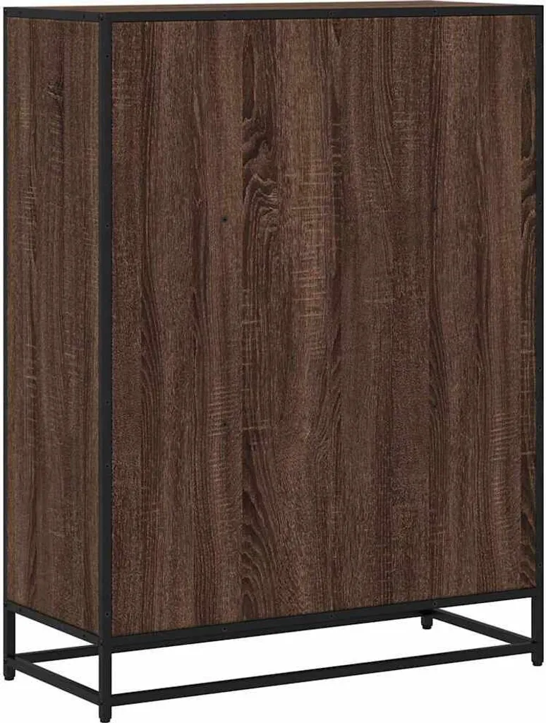 Scaffale Libreria Rovere Marrone 107,5 cm Legno Multistrato SYFAX