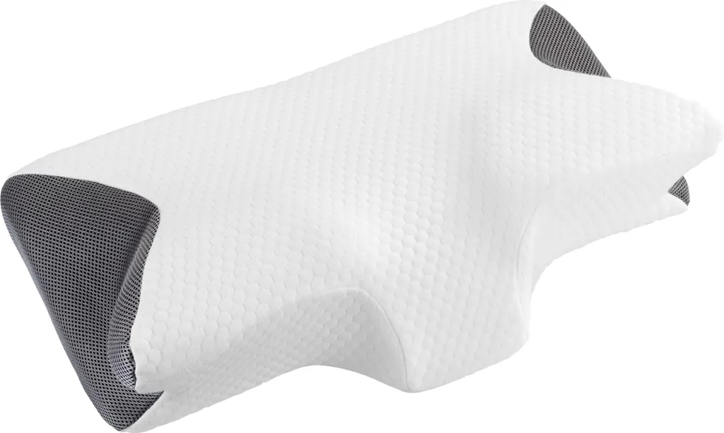 Oreiller pour dormir sur le côté en mousse memorz, confort blanc 60 cm