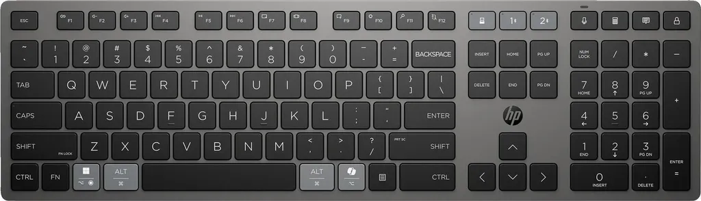 Clavier HP 725 Multi-Device QWERTY Rechargeable pour Télétravailleur