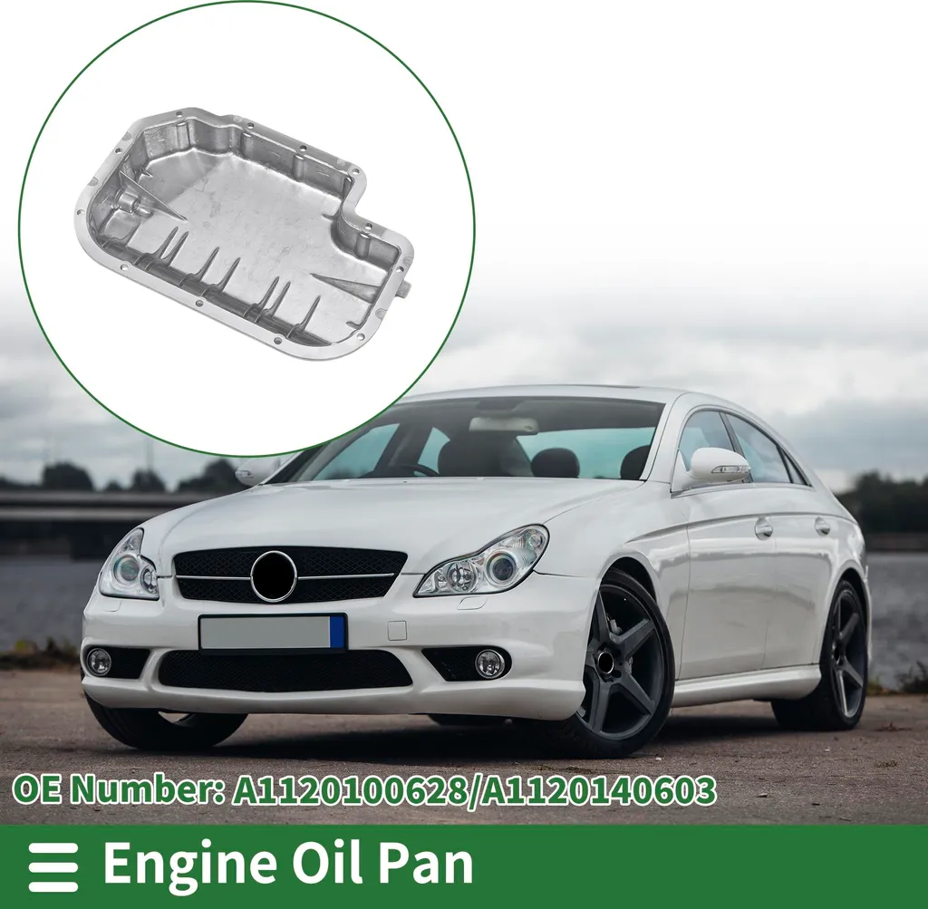 Carter d'Huile en Aluminium Argenté pour Transmission Mercedes CL55