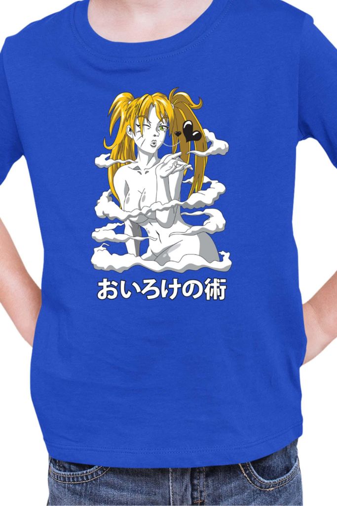 Kinder T-Shirt Naruto Naruto Oiroke No Jutsu, 3-4 Jahr - 104 / Blau