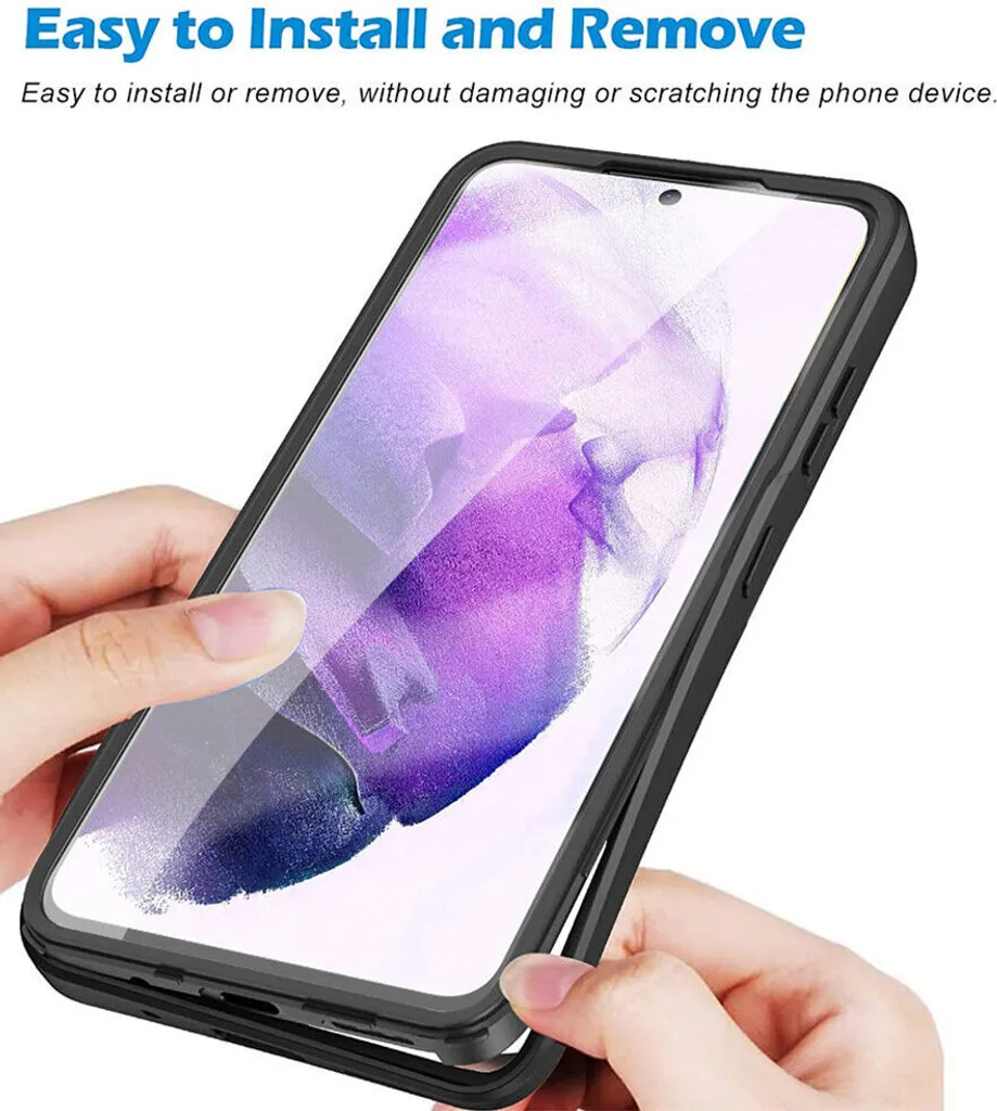 Custodia Samsung S22 5G Rosa a Prova di Bambino - Protezione 360 - 6