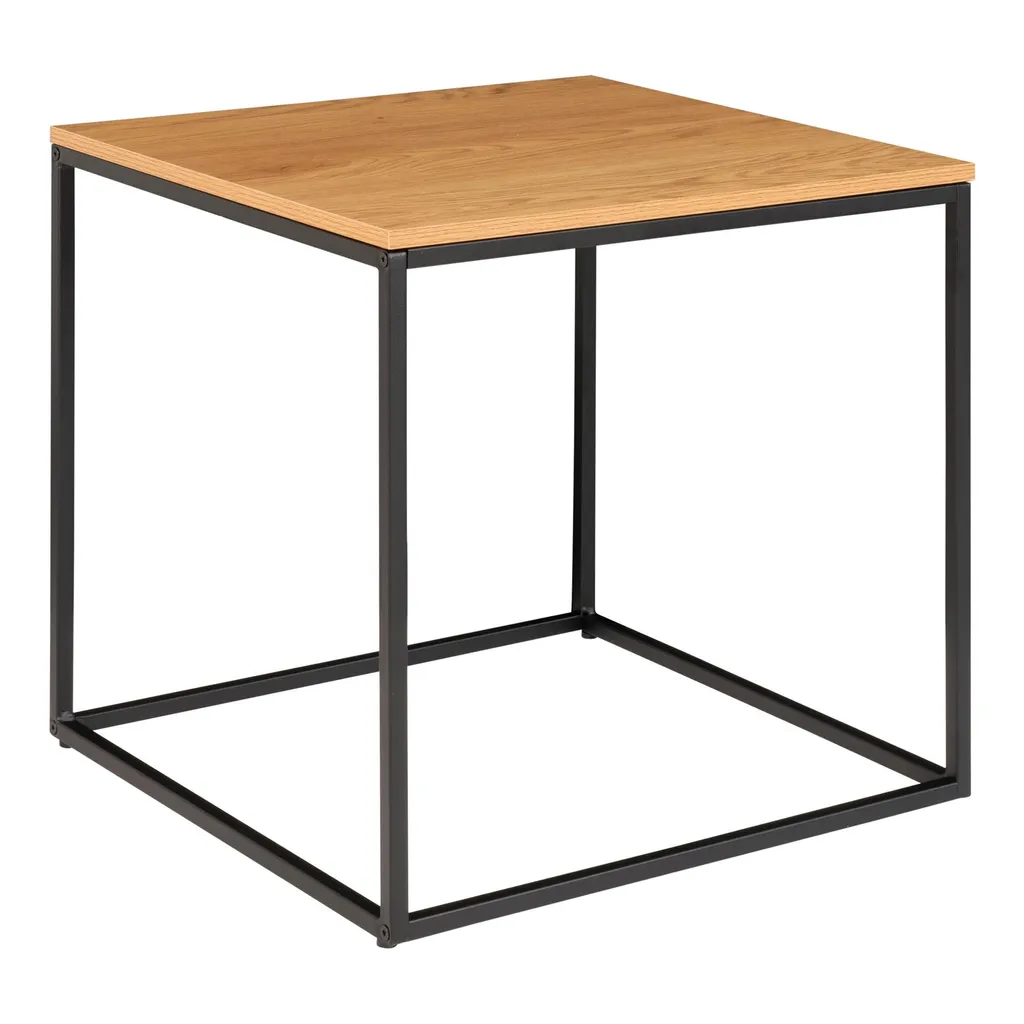 Table d'angle Vita noir et chêne - La solution gain de place idéale