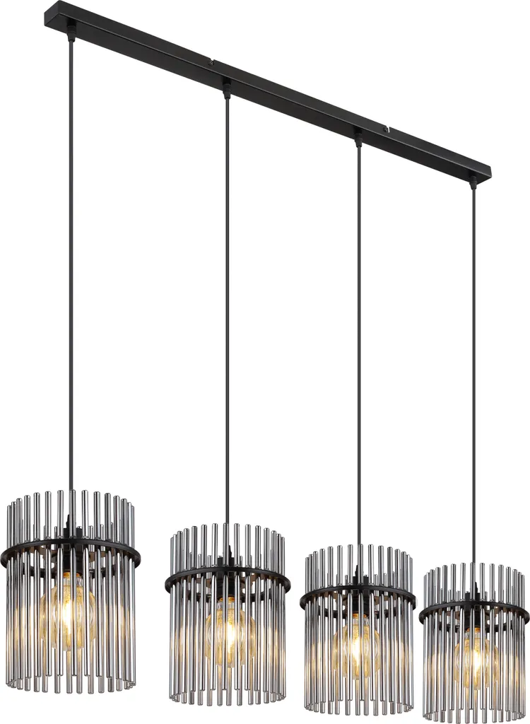Lampada Sospensione Industriale Globo Nero Opaco | Arreda con Luce