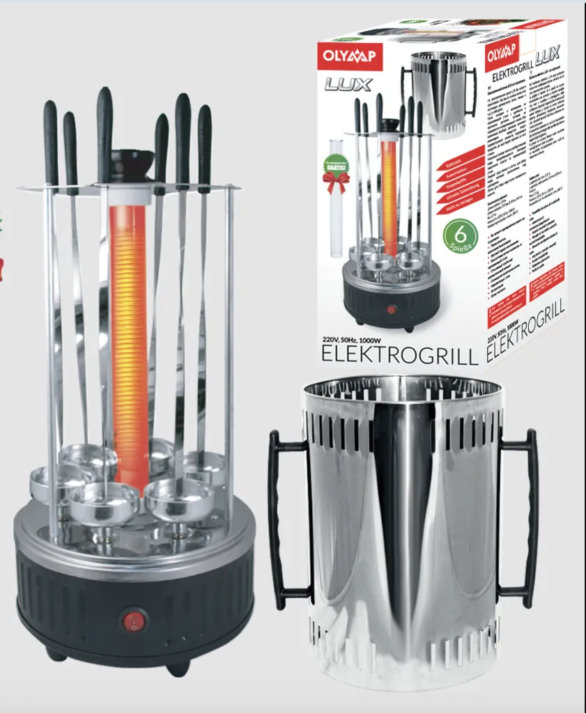 Gril Électrique pour Kebab Maison et Allume-Charbon Chicha OLYMP - 6