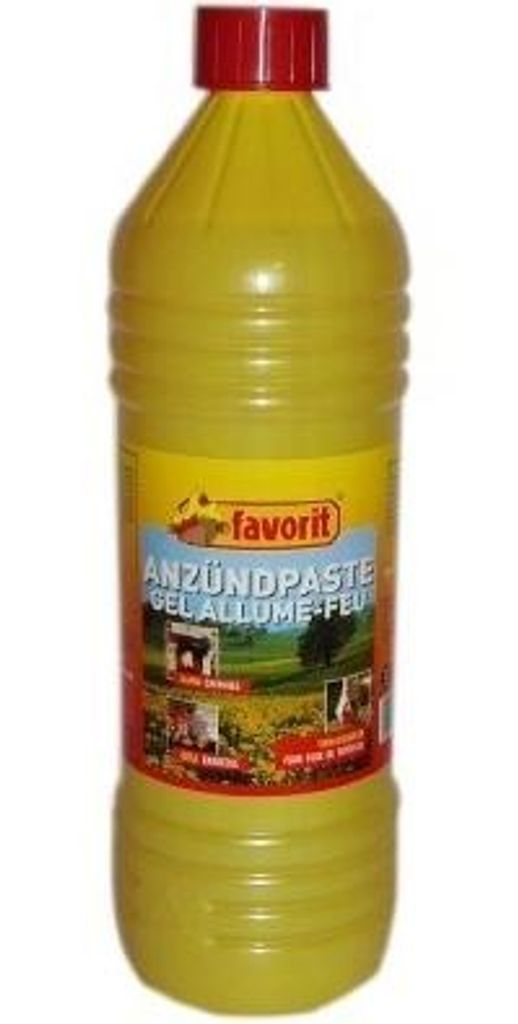 Gel Allume Feu Favorit 1l Allumage Rapide Et Sécurisé - Image du produit 