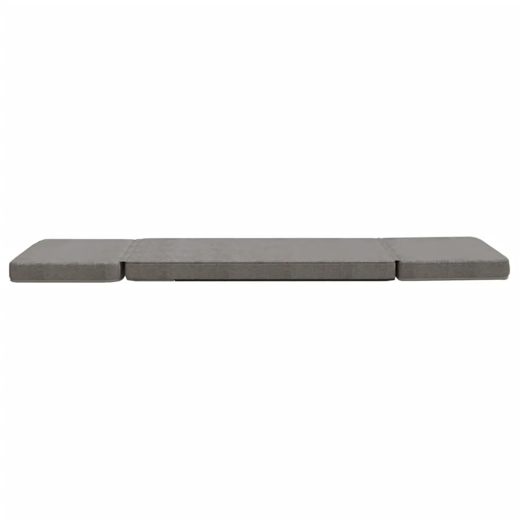 Chaise de sol pliable gris clair - Idéal lecture, gaming et repos