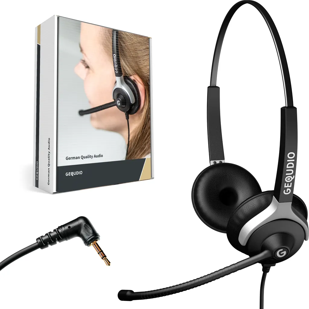 Scheda Tecnica GEQUDIO WA9025 Cuffia Binaurale con Jack 2.5mm
