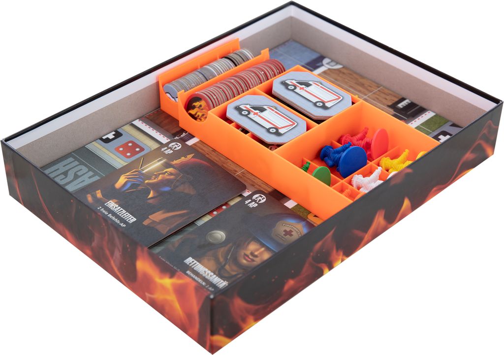 Feldherr Organizer für Flash Point: Flammendes Inferno - Brettspielbox