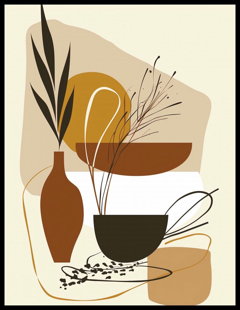 Plakat 50x65cm Einfachheit der Entspannung