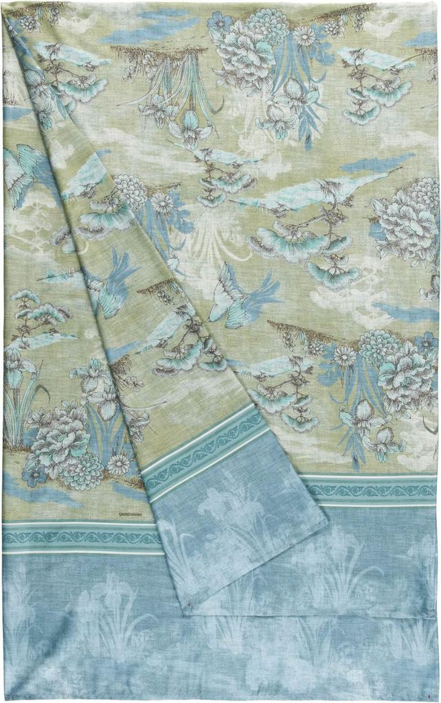 Bassetti FOULARD ACQUAFORTE Farbe VERDE V1 Größe 270x270  Produktbild 