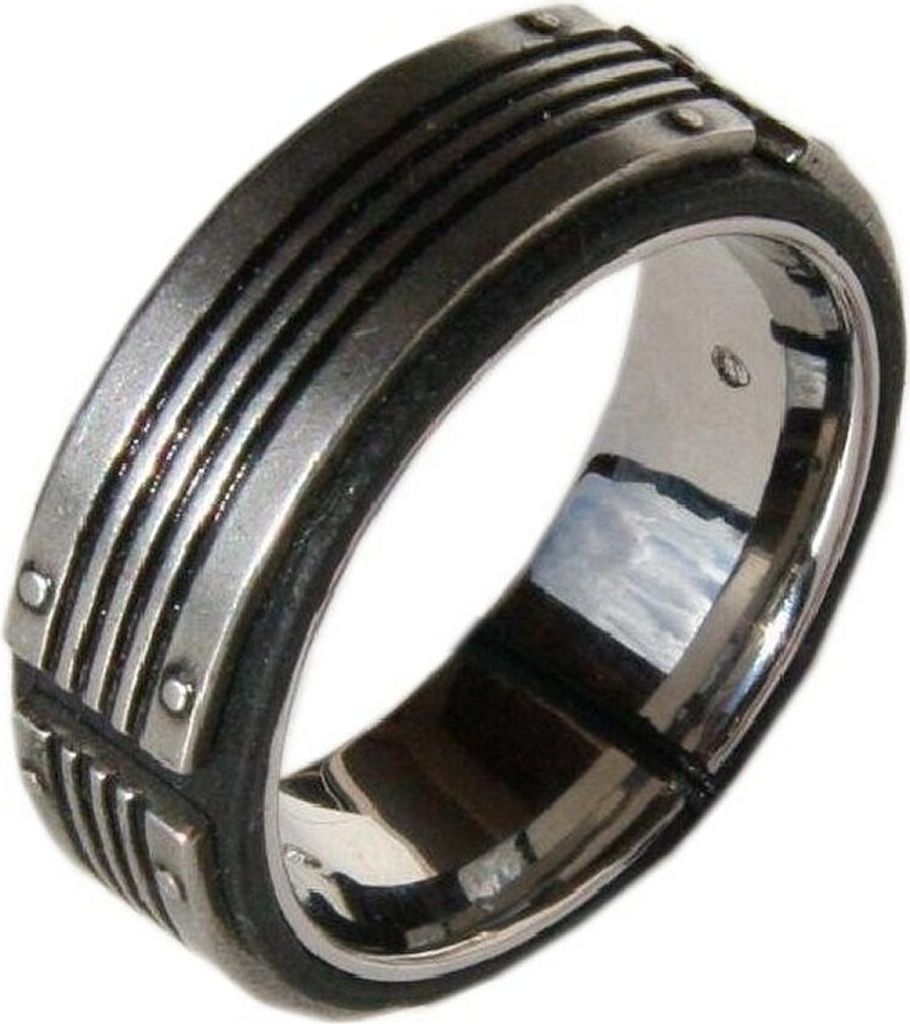 Fossil Herren Edelstahl Ring JF83553, Ringgröße:57 (18.1 mm Produktbild 