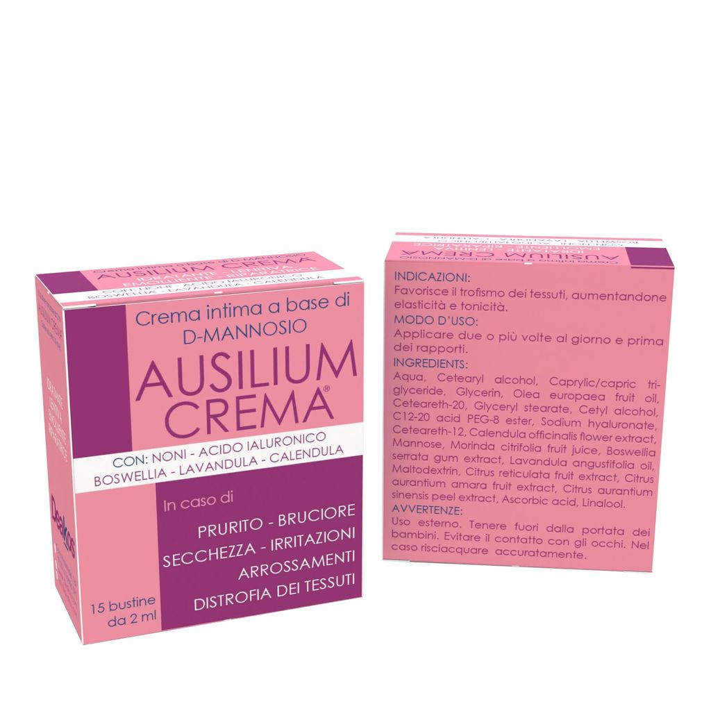AUSILIUM CREME – 15 Einzeldosis-Beutel mit D-Mannose, Morinda citrifolia, Hyaluronsäure