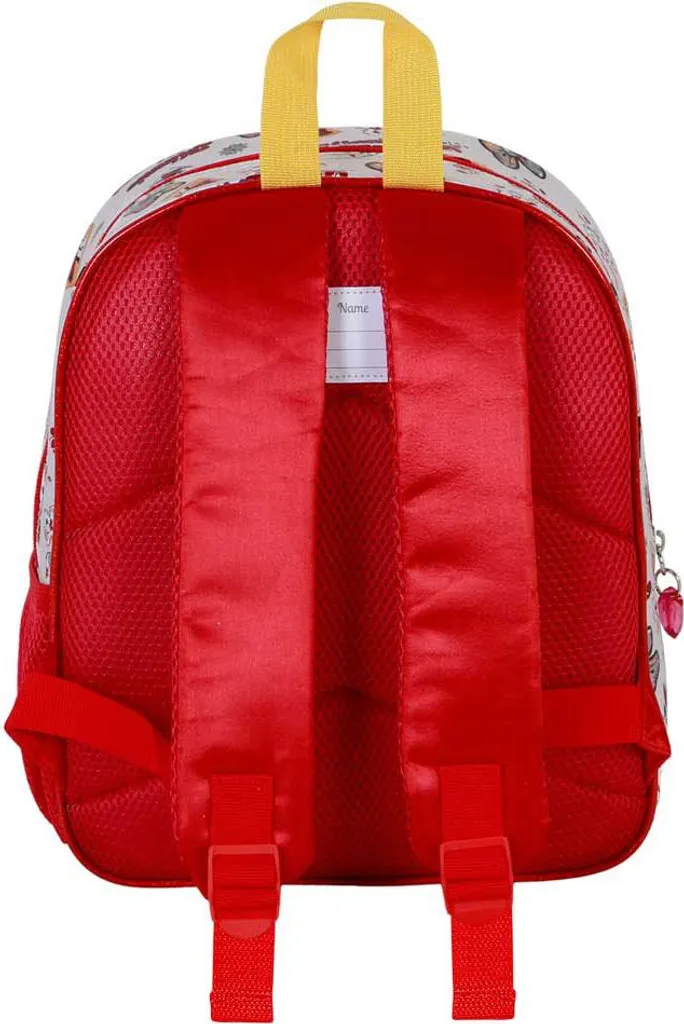 Sac à dos 3D Elite Minnie Mouse Rouge avec fleurs - Format 25x30 cm - 4