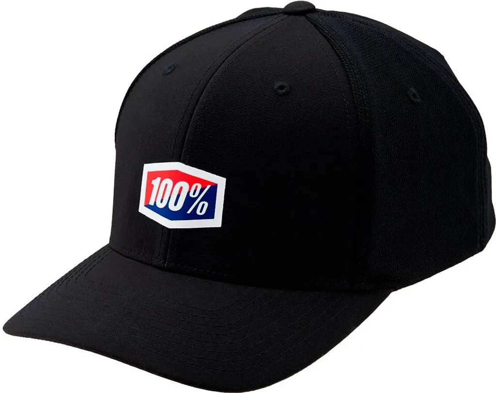 Casquette de Sport 100% Contact Noir pour Homme - Taille S-M Confort