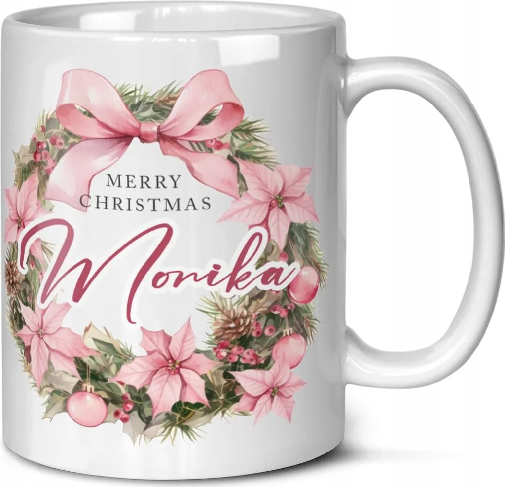 Tazza natalizia con nome - Regalo per ragazza, moglie, madre, nonna